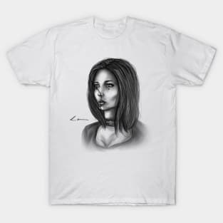 Laura | Girl graphic portrait T-Shirt